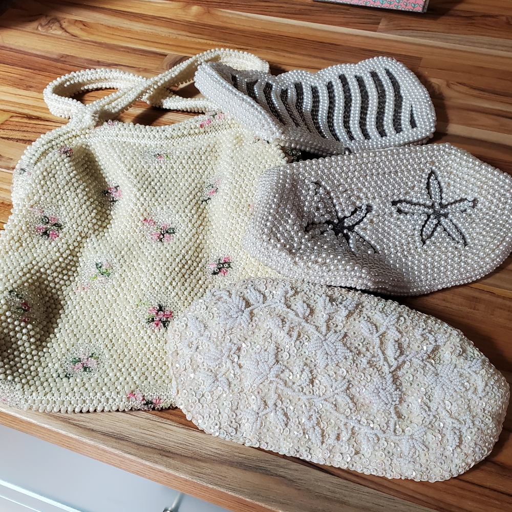 Elegant Beaded Handbags Lot